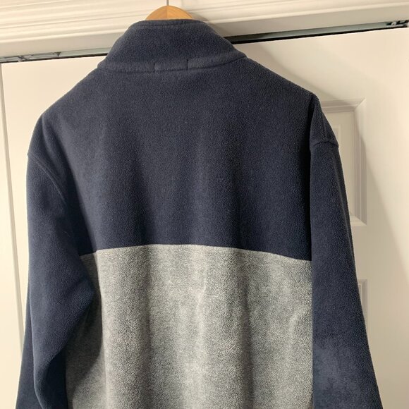 Nautica Men’s Blue & Grey Fleece Quarter-Zip Pullover – XL - Picture 10 of 16